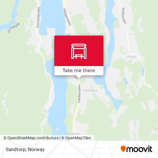 Sandtorp map