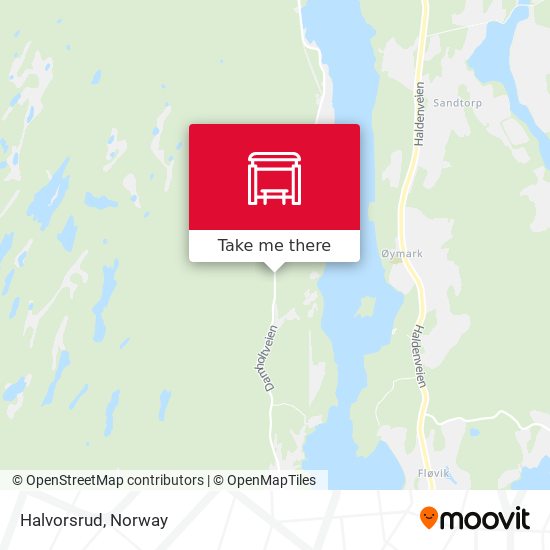 Halvorsrud map