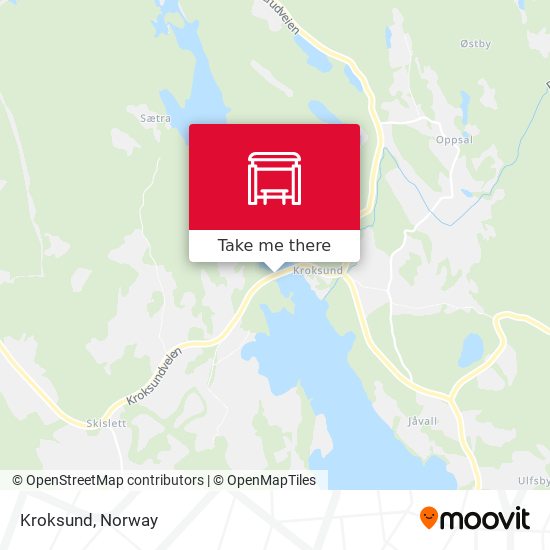 Kroksund map