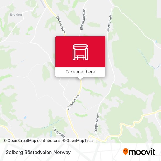 Solberg Båstadveien map