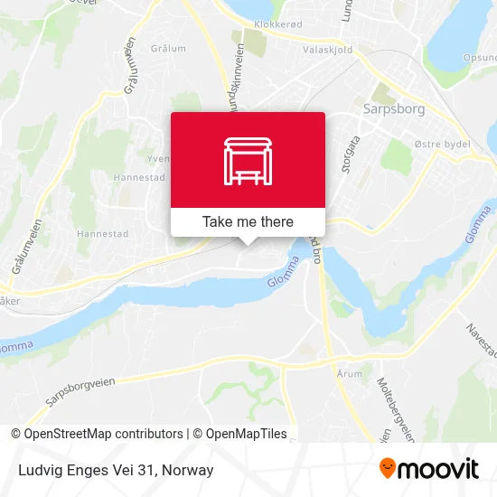 Ludvig Enges Vei 31 map