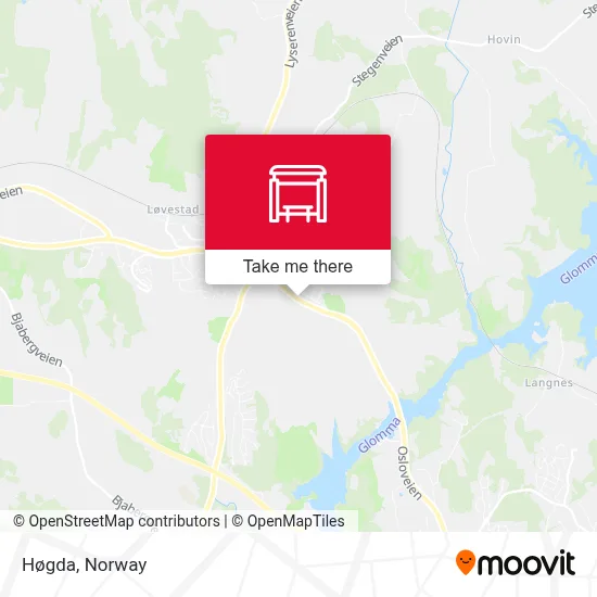 Høgda map