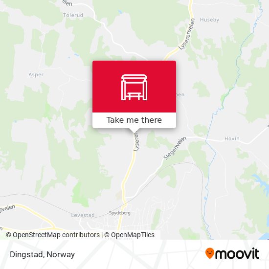 Dingstad map