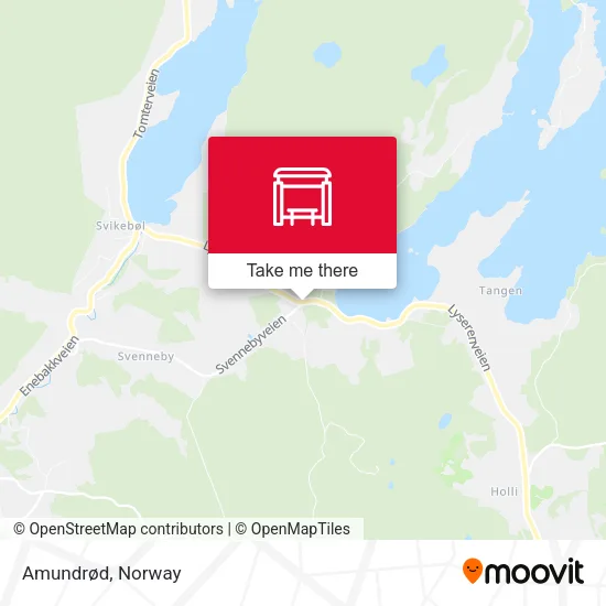 Amundrød map