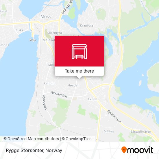 Rygge Storsenter map