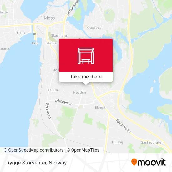 Rygge Storsenter map