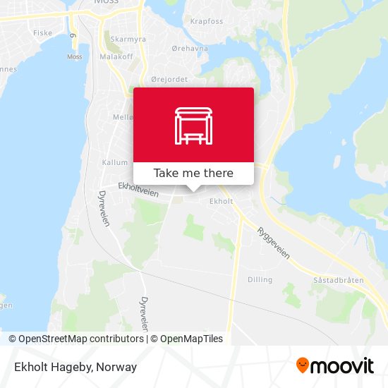 Ekholt Hageby map