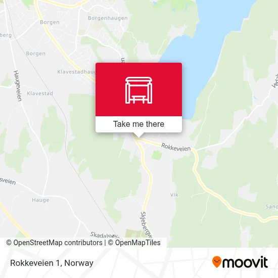 Rokkeveien 1 map