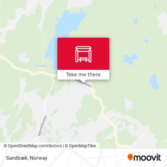 Sandbæk map