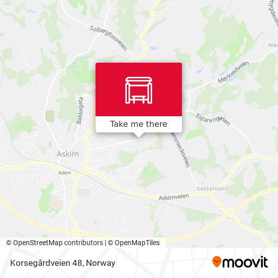 Korsegårdveien 48 map