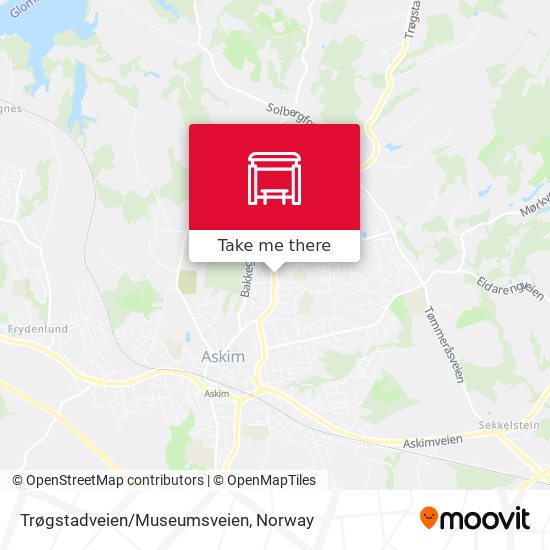 Trøgstadveien/Museumsveien map
