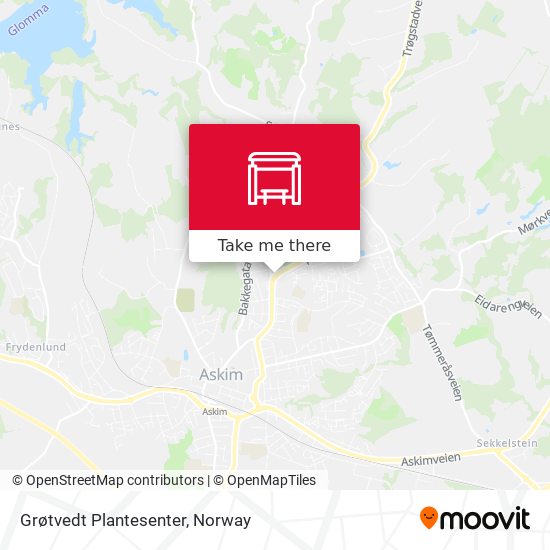 Grøtvedt Plantesenter map