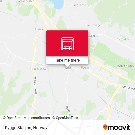 Rygge Stasjon map