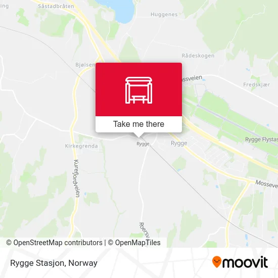 Rygge Stasjon map