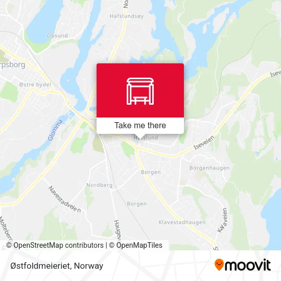Østfoldmeieriet map