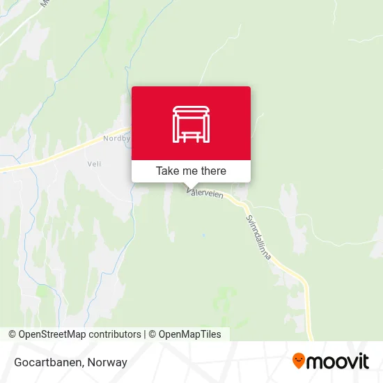 Gocartbanen map