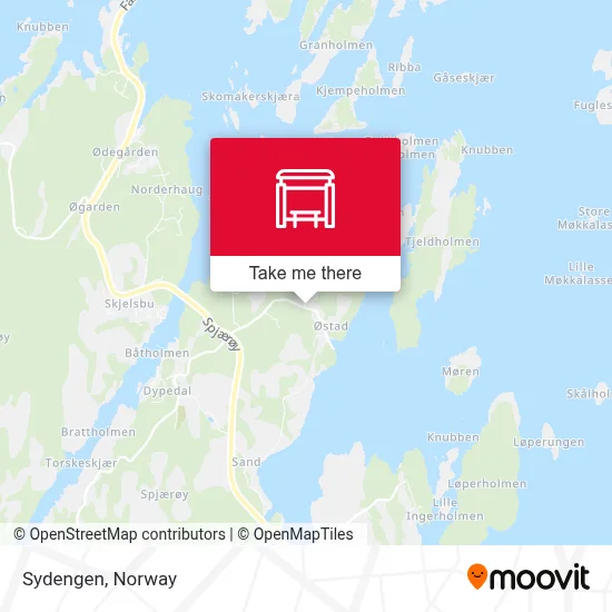 Sydengen map