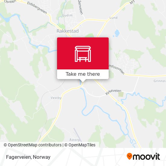 Fagerveien map