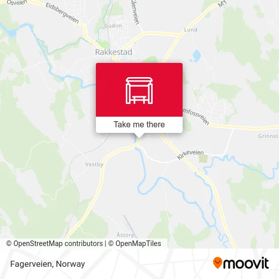 Fagerveien map