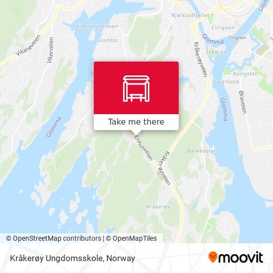 Kråkerøy Ungdomsskole map