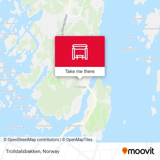 Trolldalsbakken map