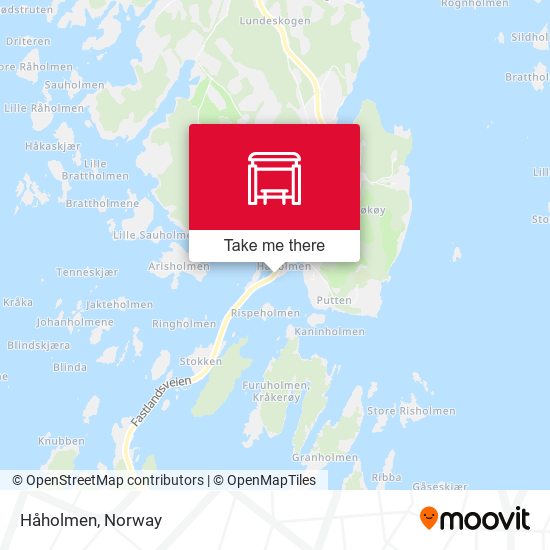 Håholmen map