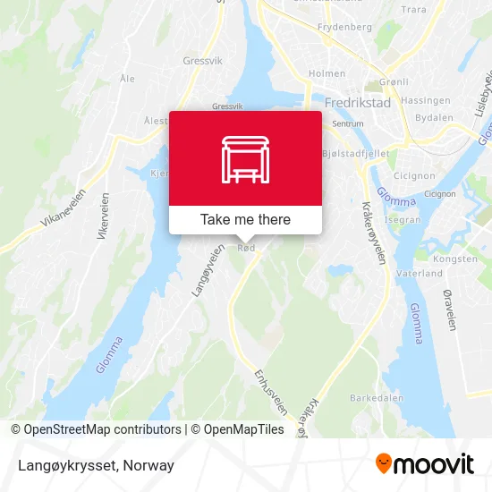 Langøykrysset map