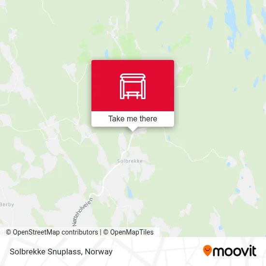 Solbrekke Snuplass map