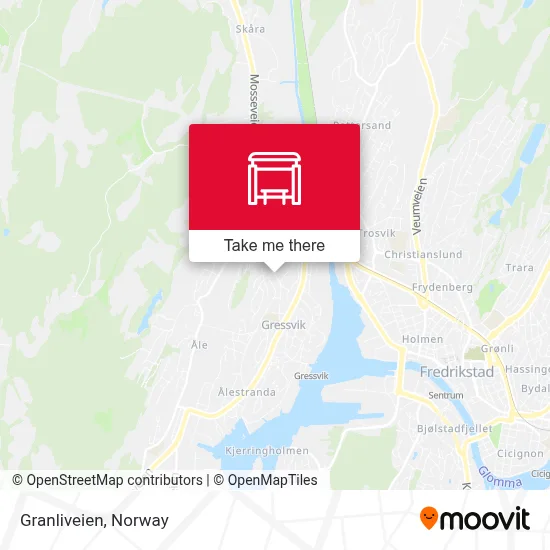 Granliveien map