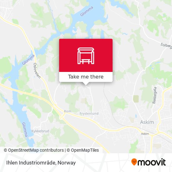 Ihlen Industriområde map