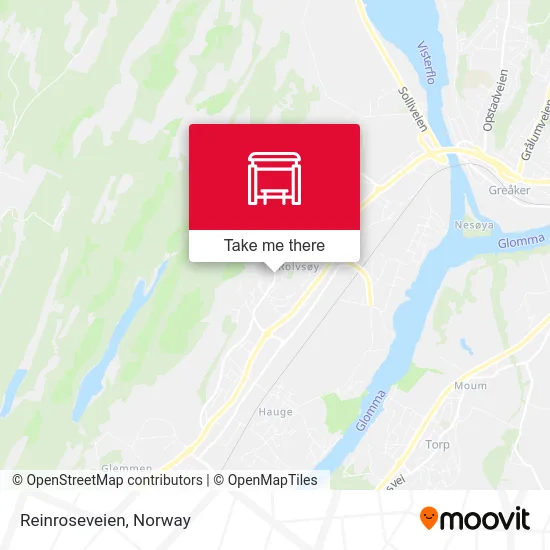 Reinroseveien map