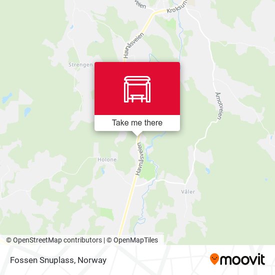 Fossen Snuplass map