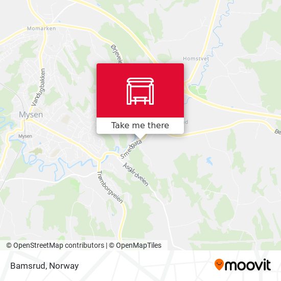 Bamsrud map