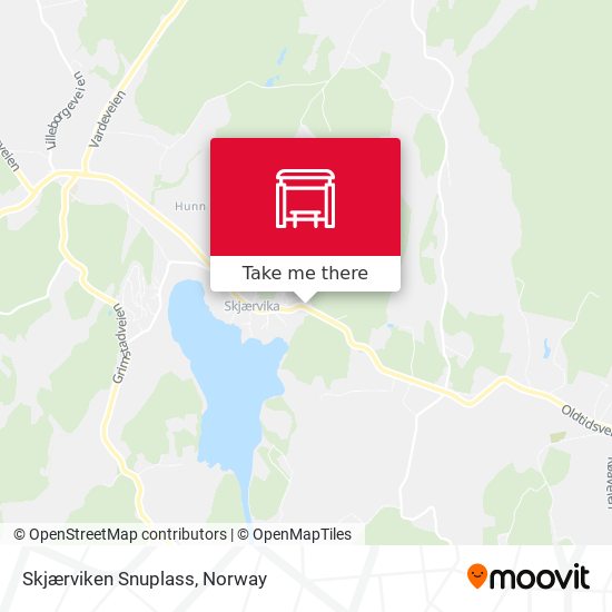 Skjærviken Snuplass map