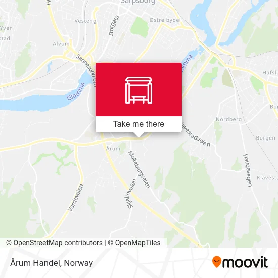 Årum Handel map