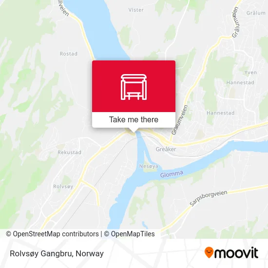 Rolvsøy Gangbru map