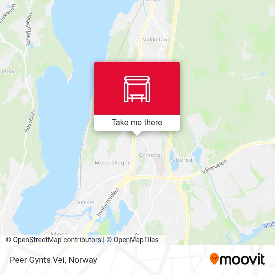 Peer Gynts Vei map