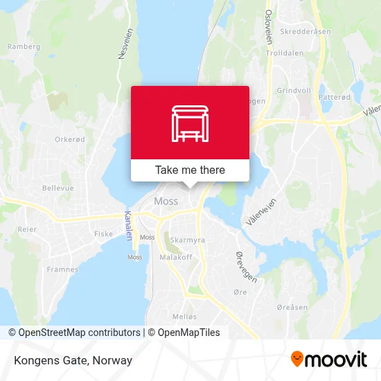 Kongens Gate map