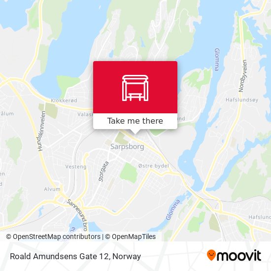 Roald Amundsens Gate 12 map