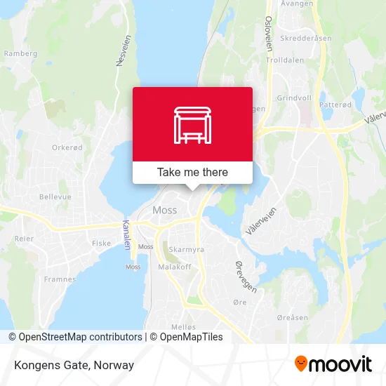 Kongens Gate map