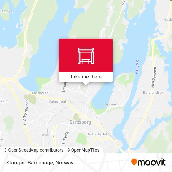 Storeper Barnehage map
