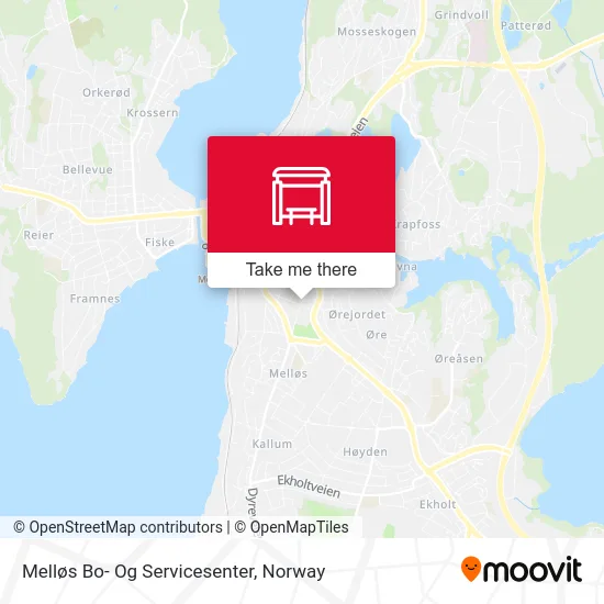Melløs Bo- Og Servicesenter map