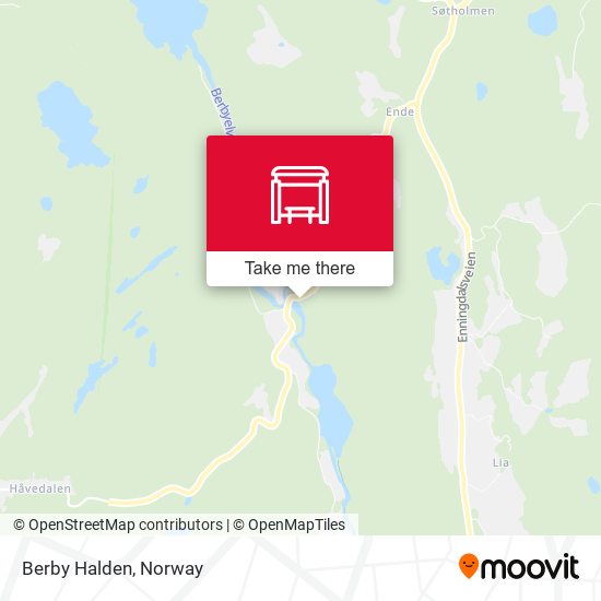 Berby Halden map