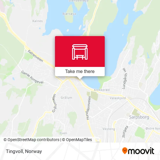 Tingvoll map