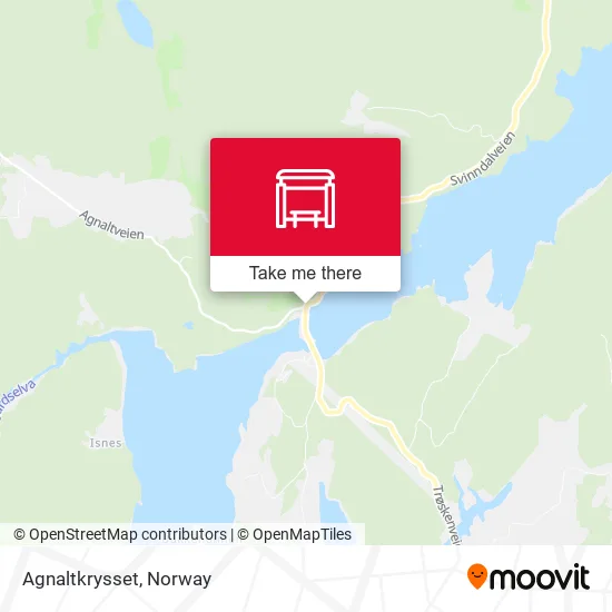 Agnaltkrysset map