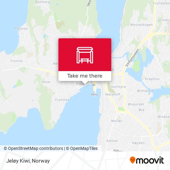 Jeløy Kiwi map