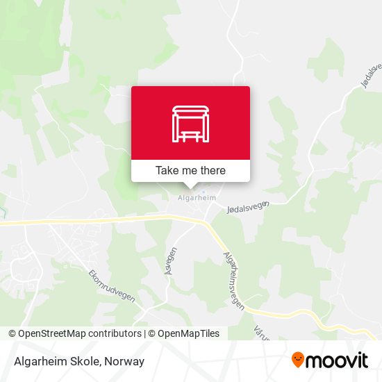 Algarheim Skole map
