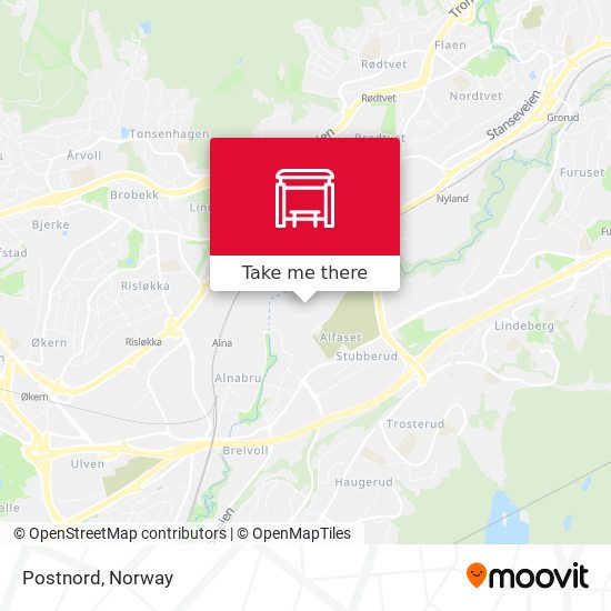 Postnord map