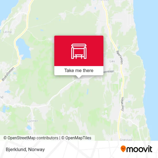 Bjerklund map
