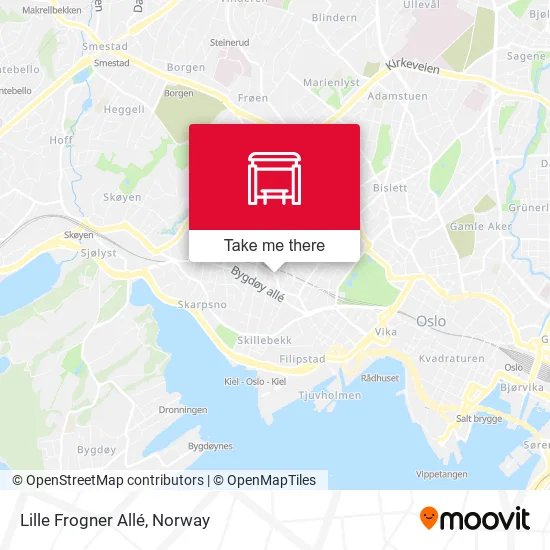 Lille Frogner Allé map